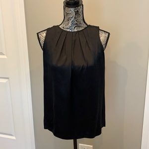 Saks Fifth Avenue Black Silk Top